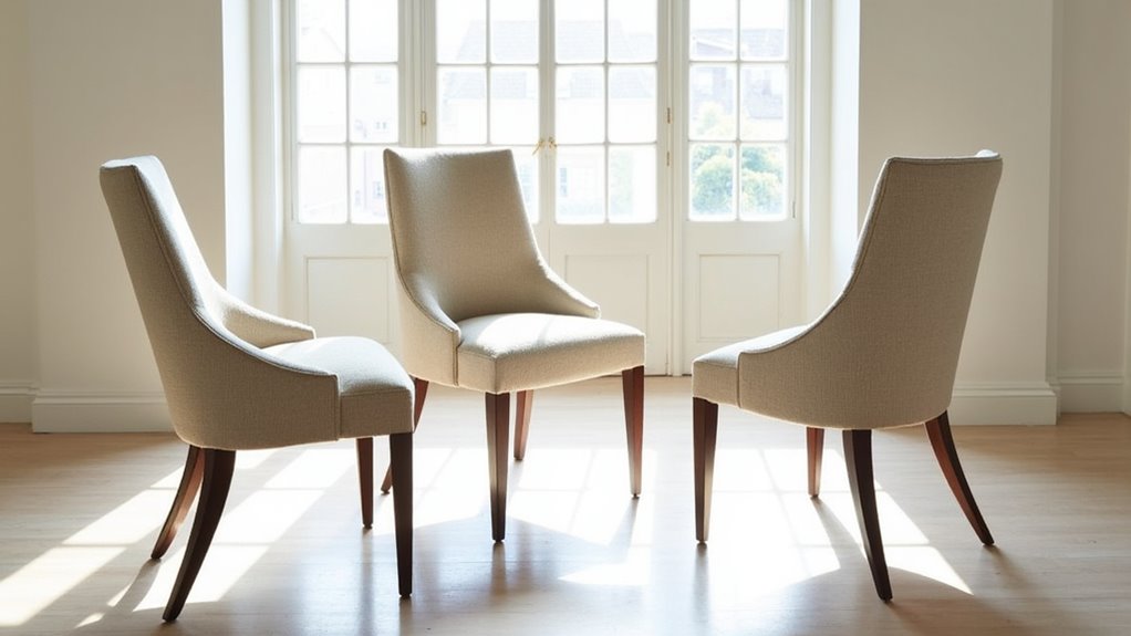 stylish inesse boucle chairs