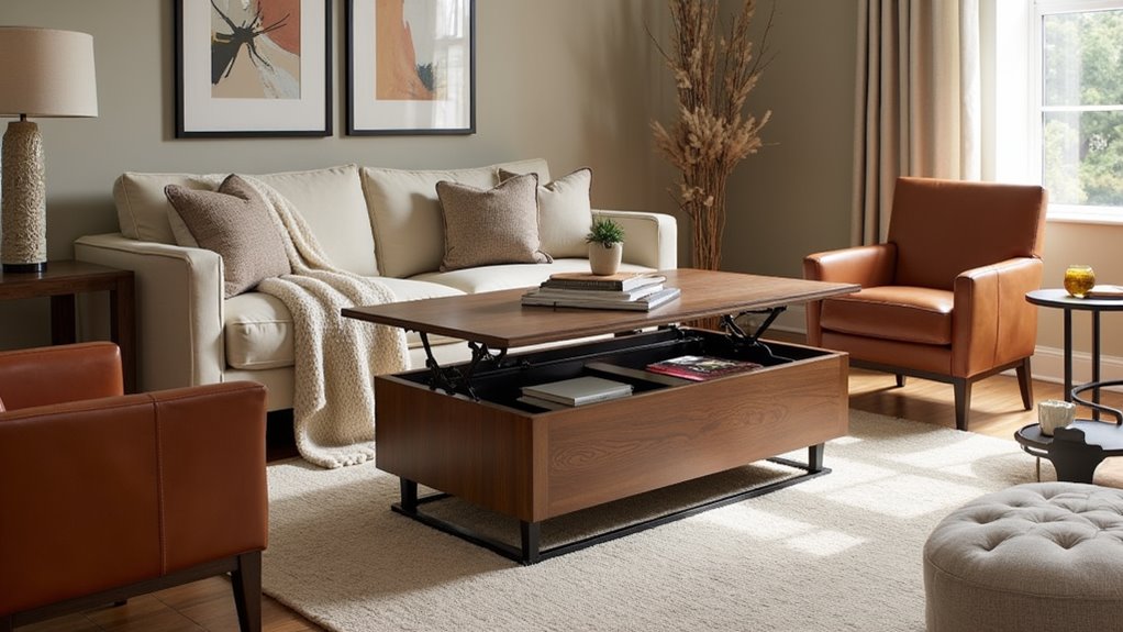stylish lift top coffee table