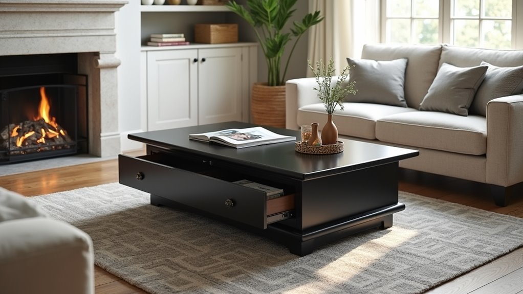 stylish lift top coffee table