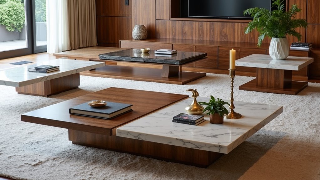 stylish low coffee tables