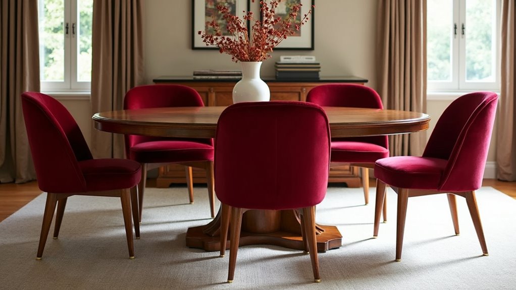 stylish luxury velvet chair