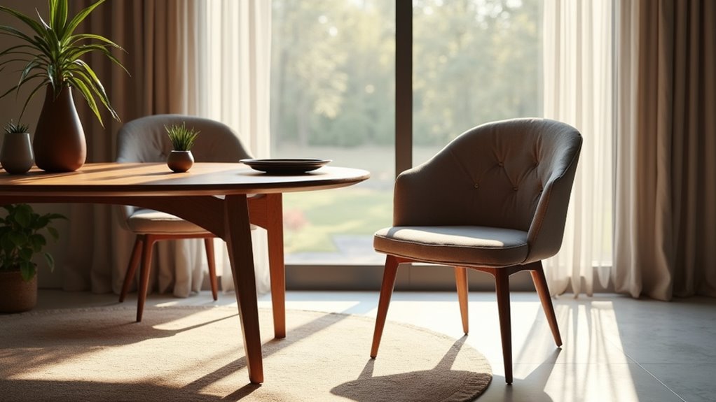 stylish mid century dining chair