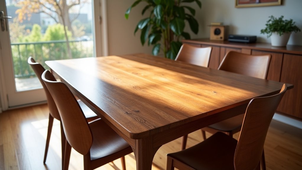 stylish mid century dining table