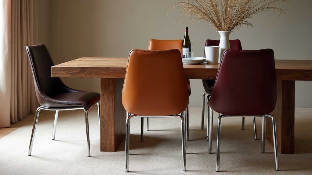 stylish milano leather chairs