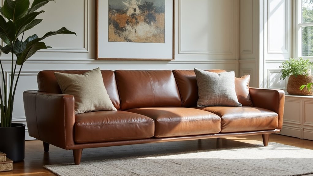 stylish modular leather sofa