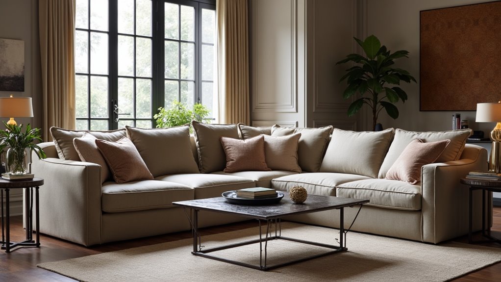 stylish modular vintage sofa