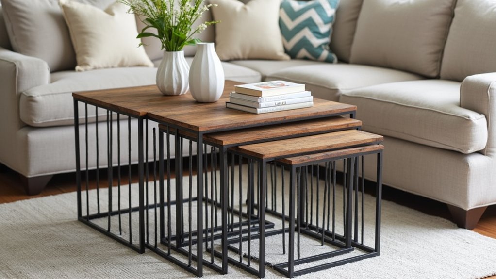 stylish nesting coffee tables