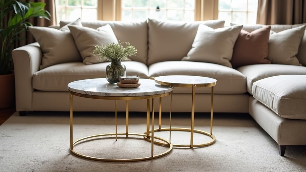 stylish nesting coffee tables