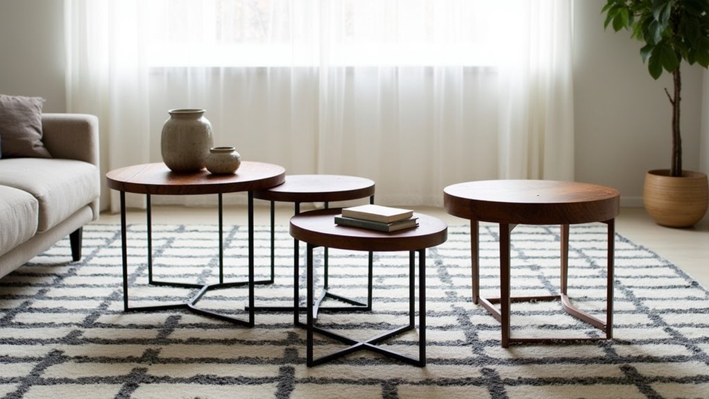 stylish nesting coffee tables