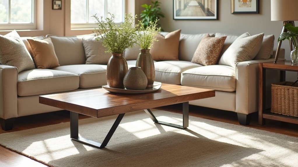 stylish octagonal coffee table