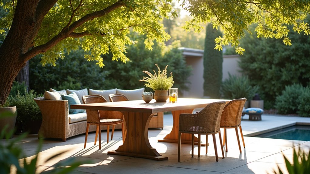 stylish outdoor sectional seating
