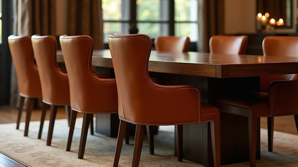 stylish rae leather chairs