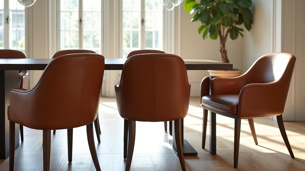 stylish russo leather chairs