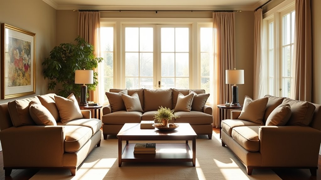 stylish sofa with recline