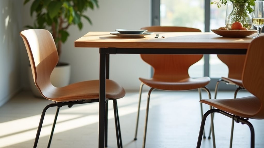 stylish space saving dining chairs