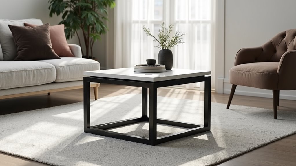 stylish space saving nesting tables