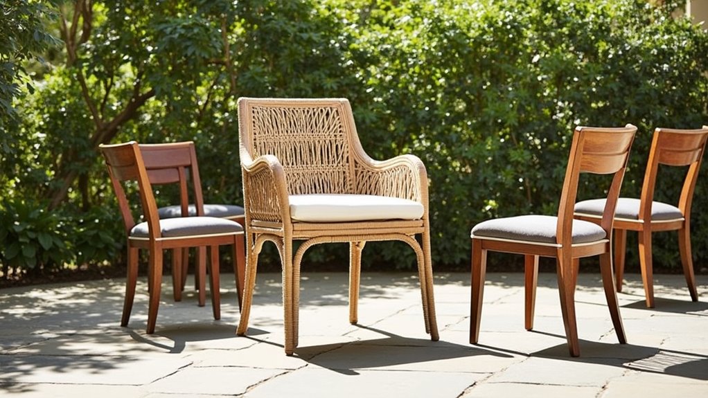 stylish stackable outdoor chair