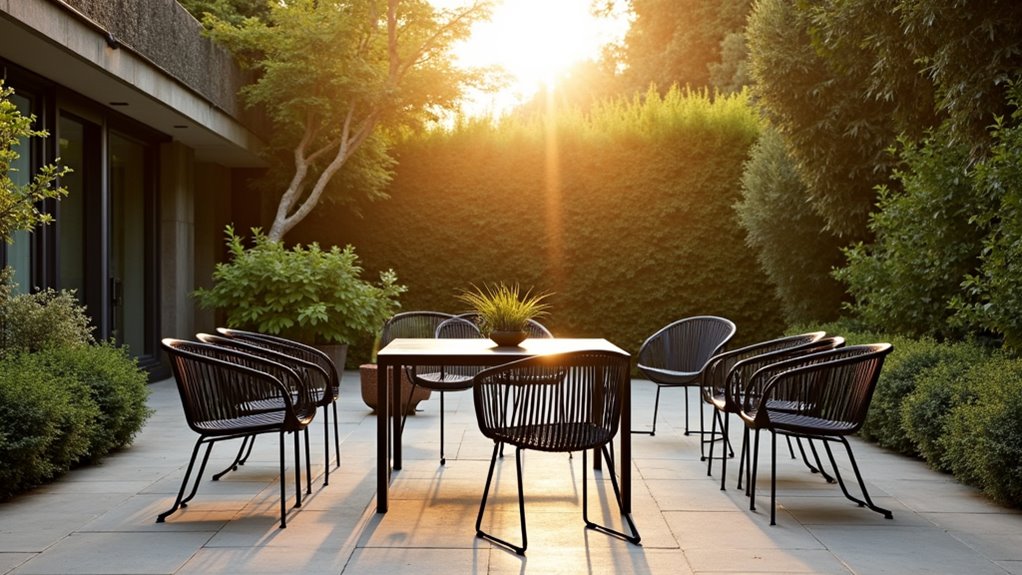 stylish stackable outdoor chair