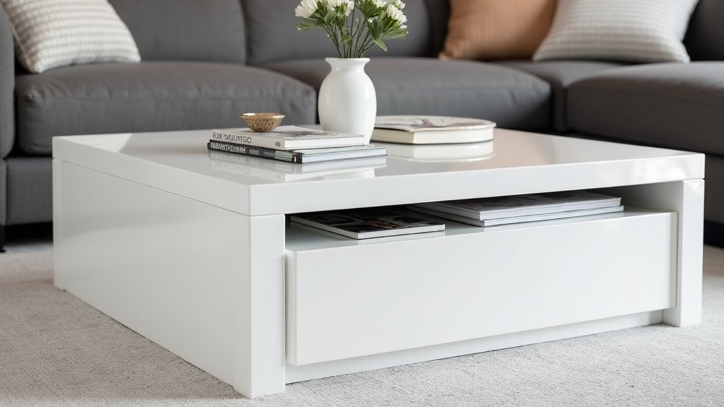 stylish storage coffee table