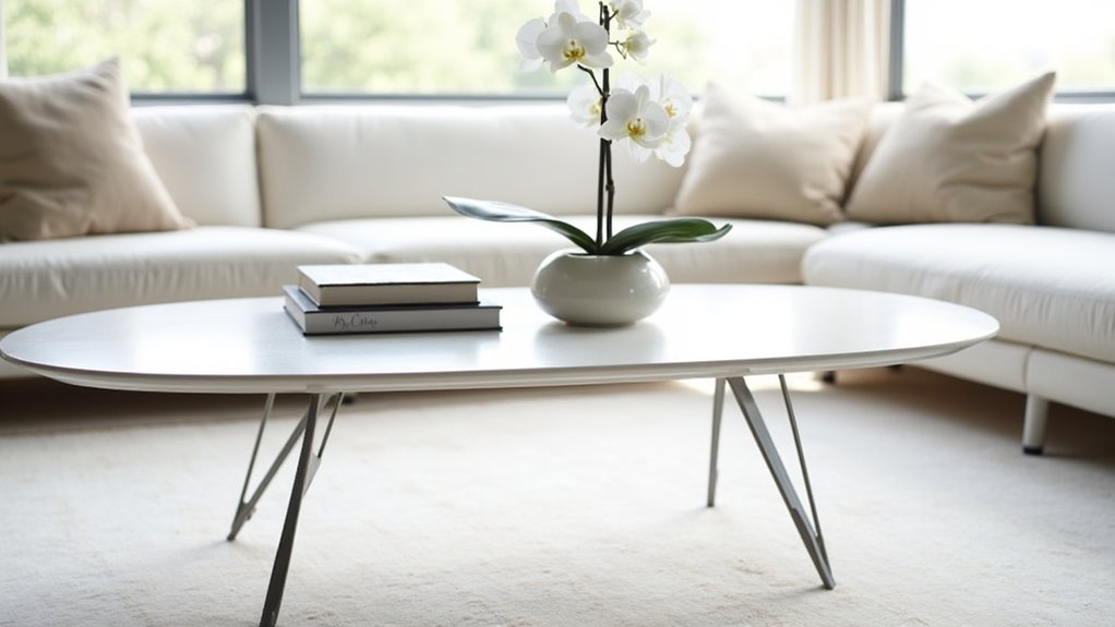 stylish tempered glass table