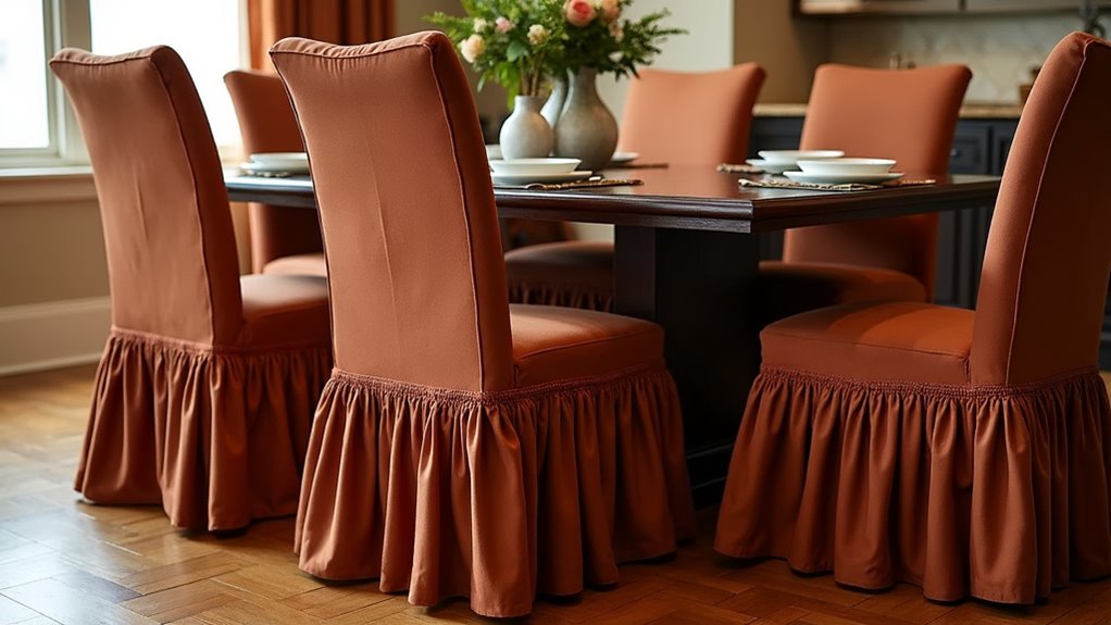 stylish versatile dining chair slipcovers