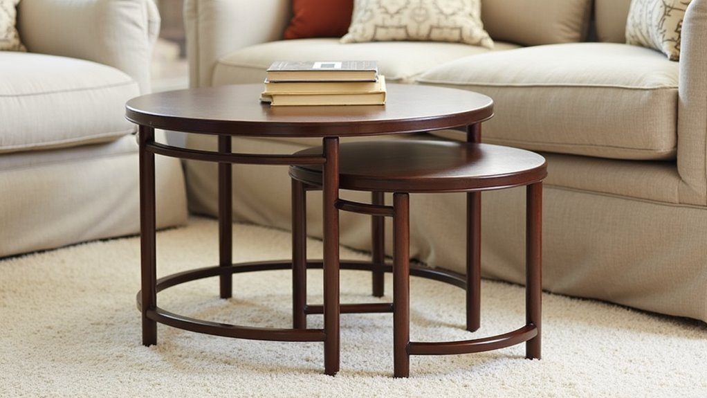 stylish versatile nesting tables