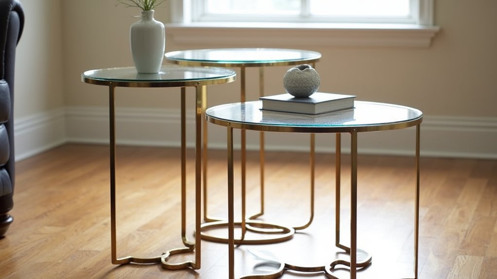 stylish versatile nesting tables
