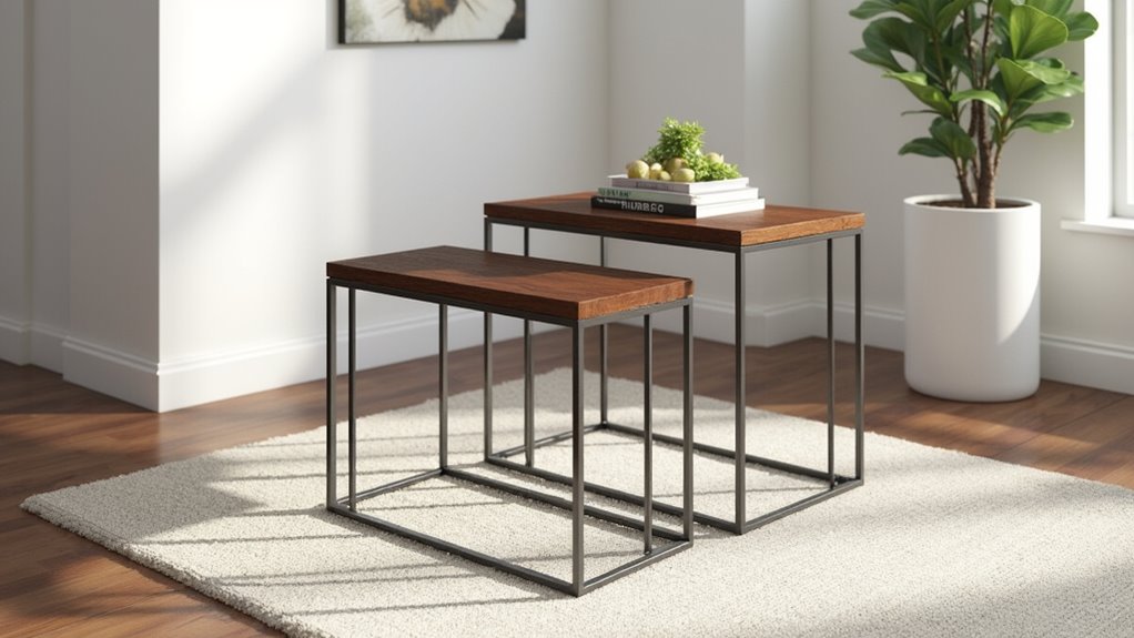 stylish versatile nesting tables