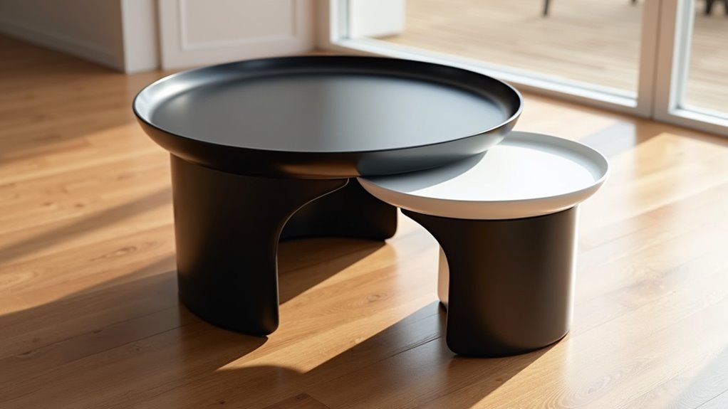 stylish versatile nesting tables