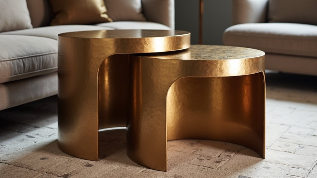 sustainable artisanal nesting tables