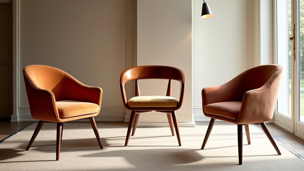 sustainable curved dining chairs