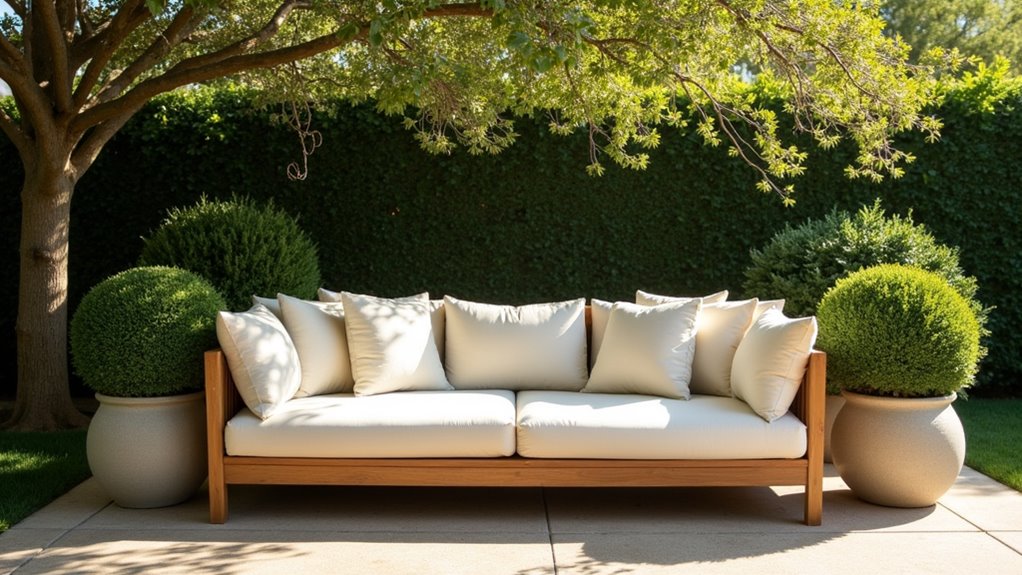 sustainable luxury outdoor seating