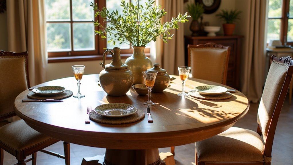 sustainable reclaimed teak dining table