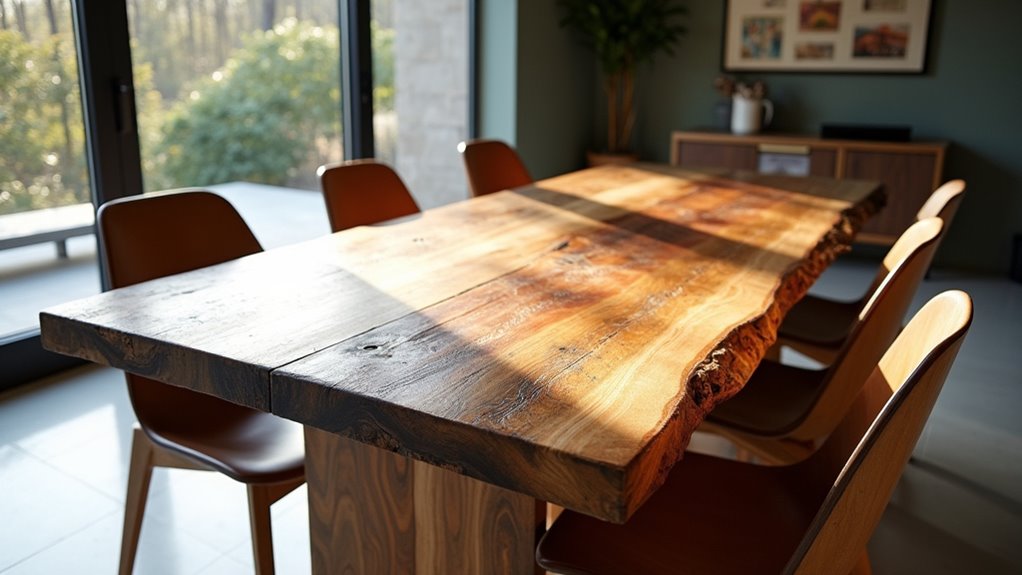 sustainable reclaimed wood table