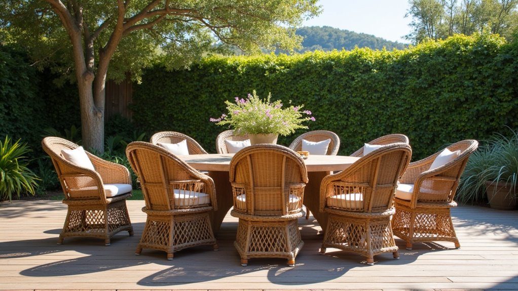 sustainable recycled wicker chair