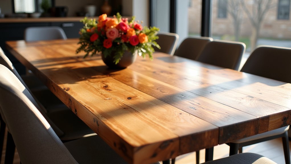 sustainable rustic dining tables
