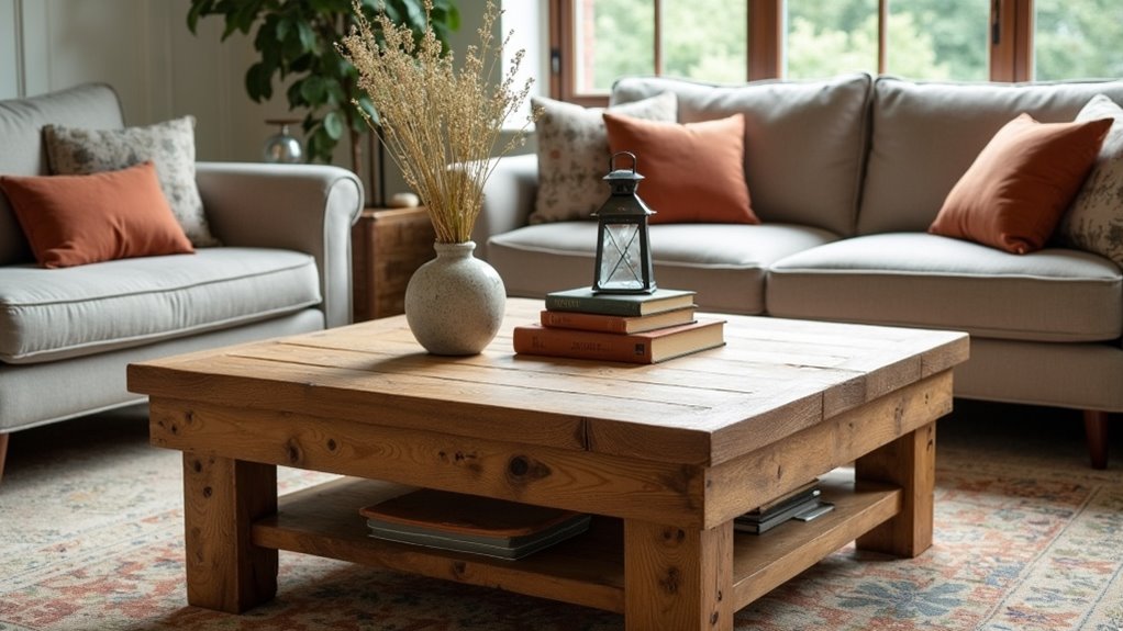 sustainable vintage charm coffee table