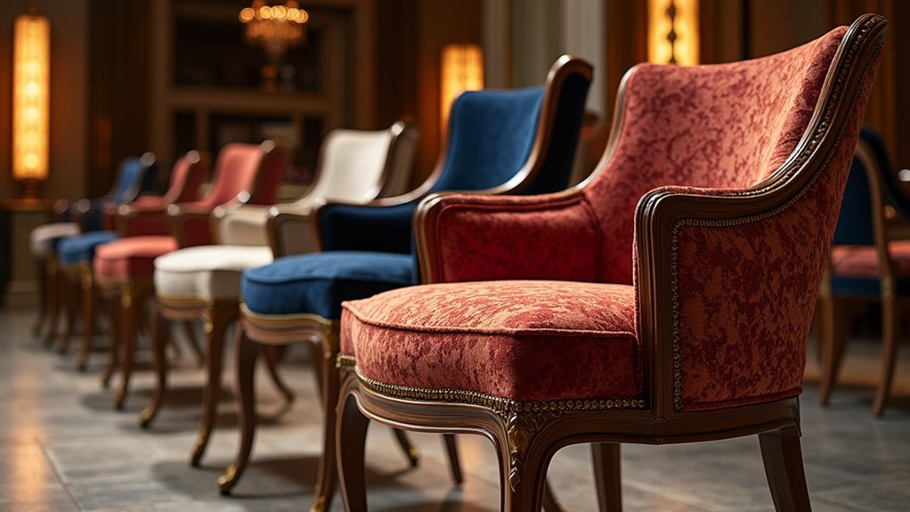 textured luxury dining upholstery