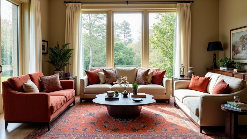 textured sofas enhance aesthetics