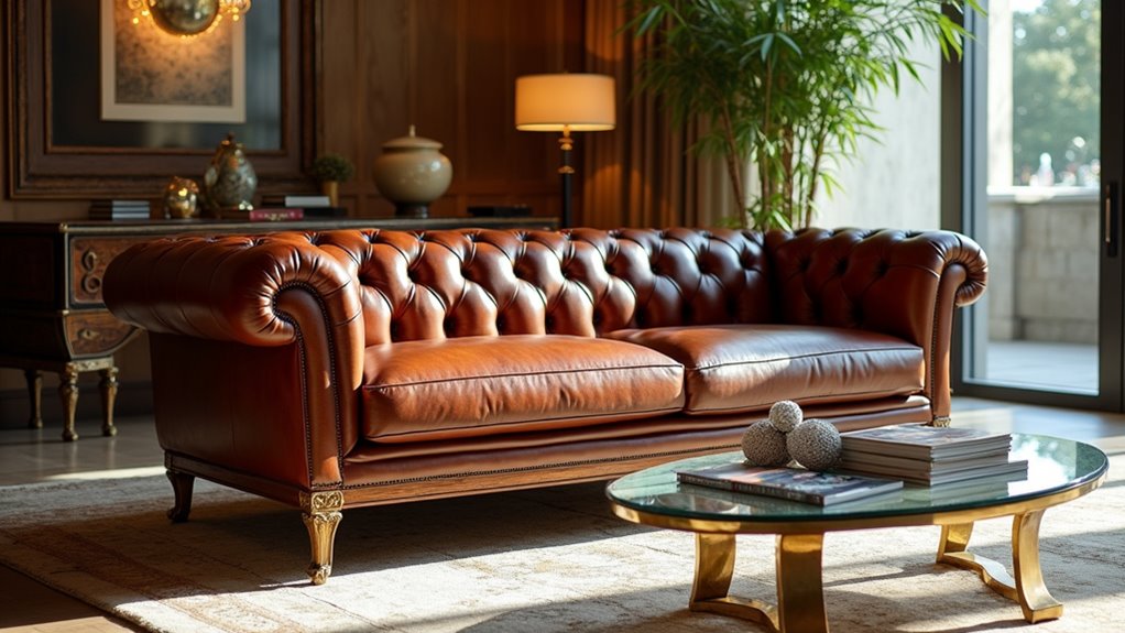 timeless luxury leather sofa