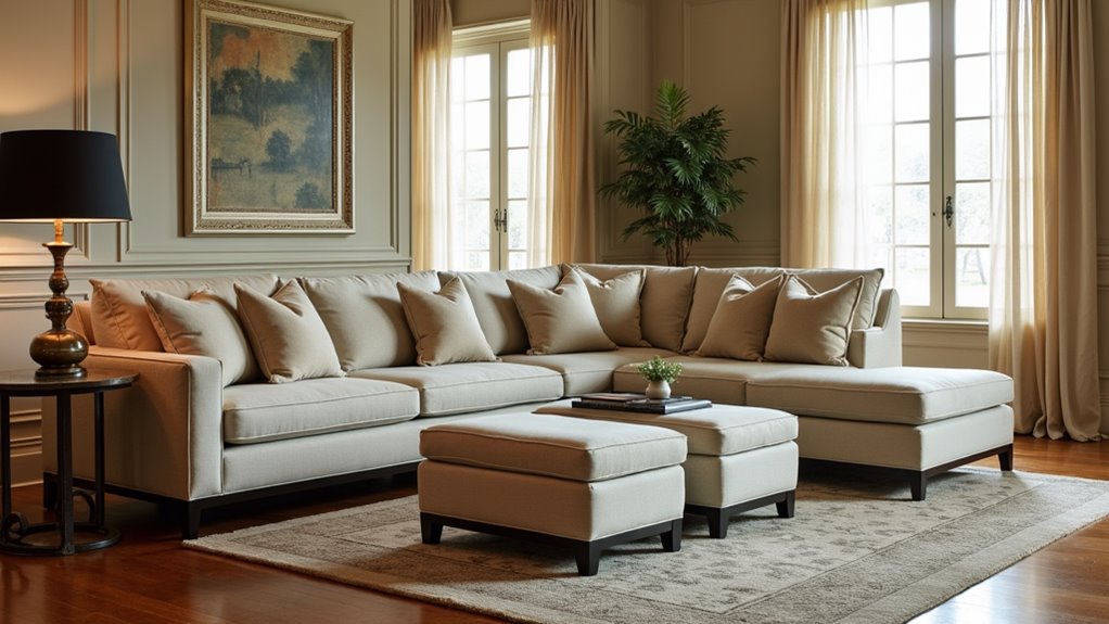 timeless luxury sectional design