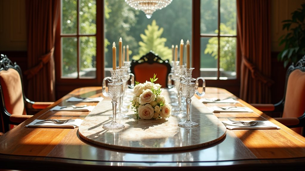 timeless marble dining elegance