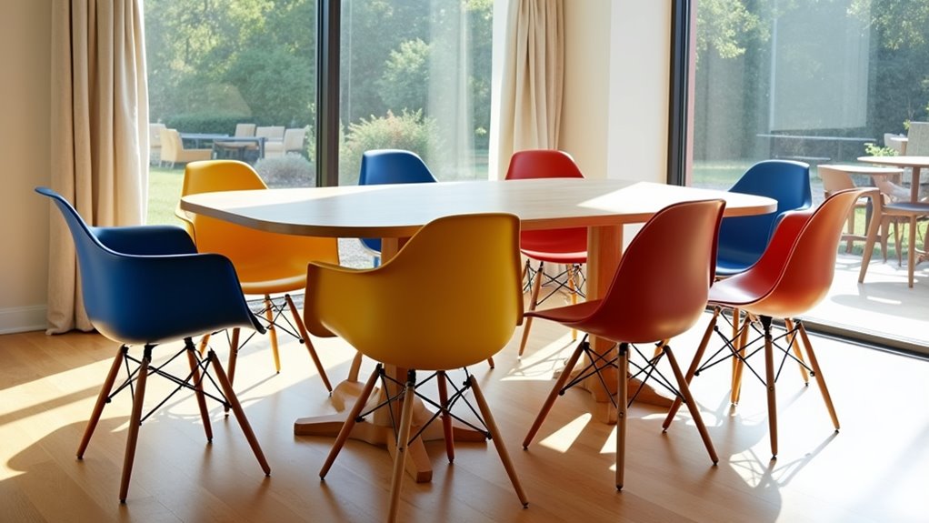 timeless mid century plastic chair