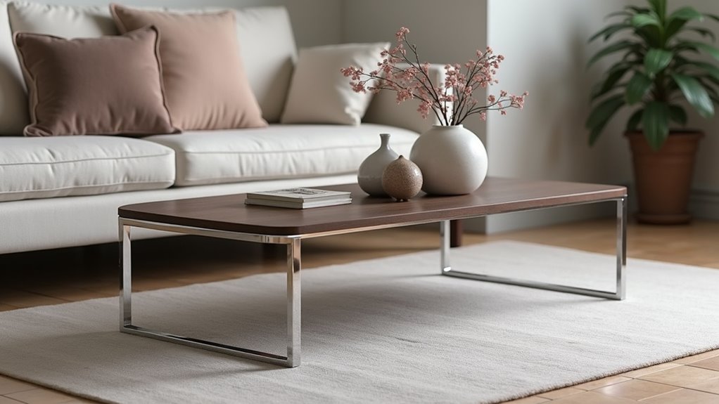 timeless minimalist coffee table