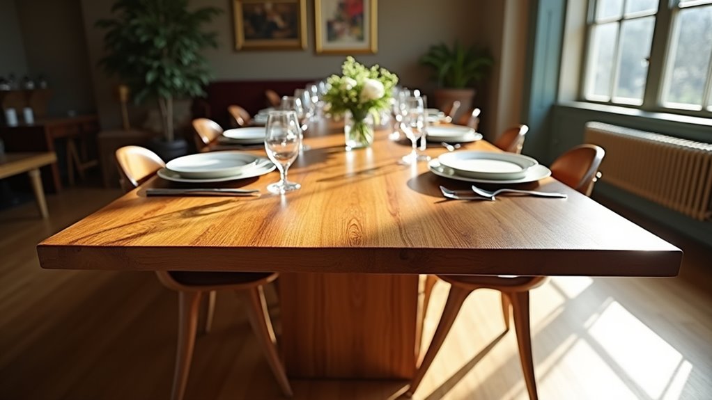 timeless oak dining elegance