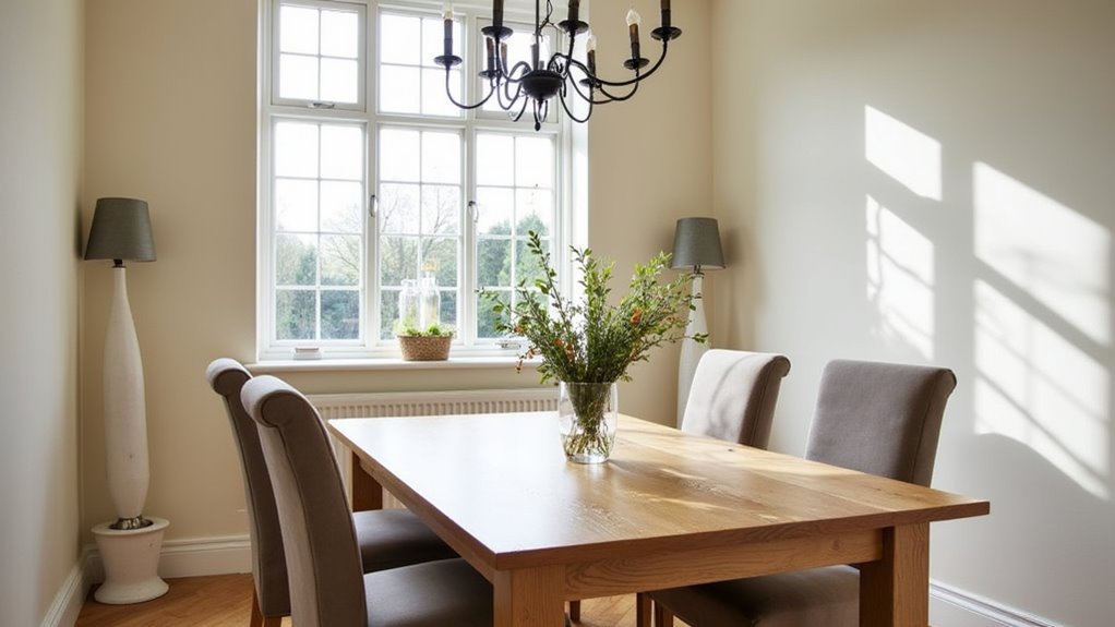 timeless oak dining table