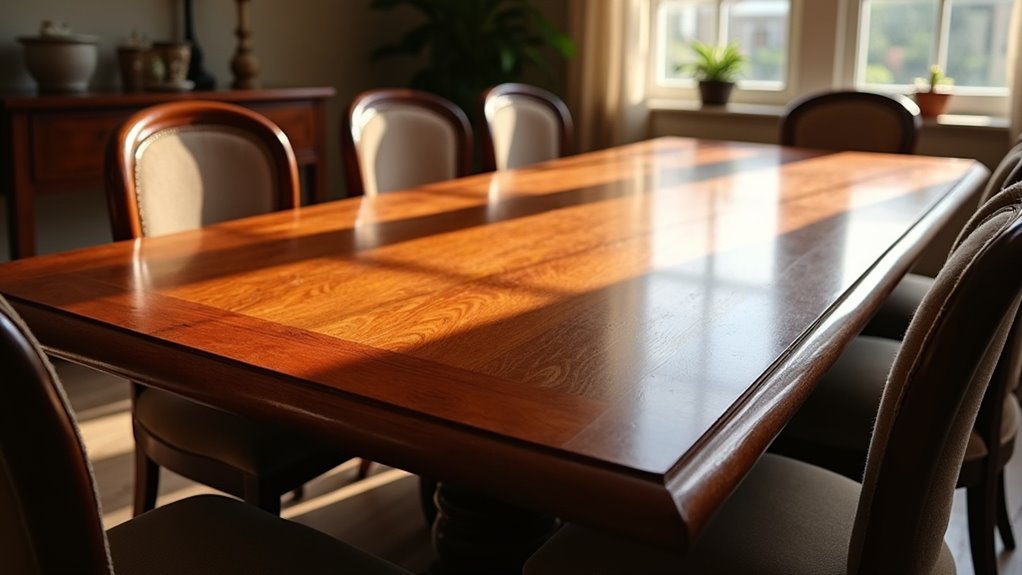 timeless rectangular wooden table