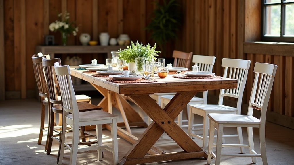 timeless rustic dining elegance