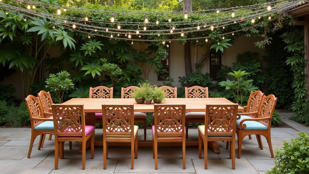 timeless teak outdoor elegance