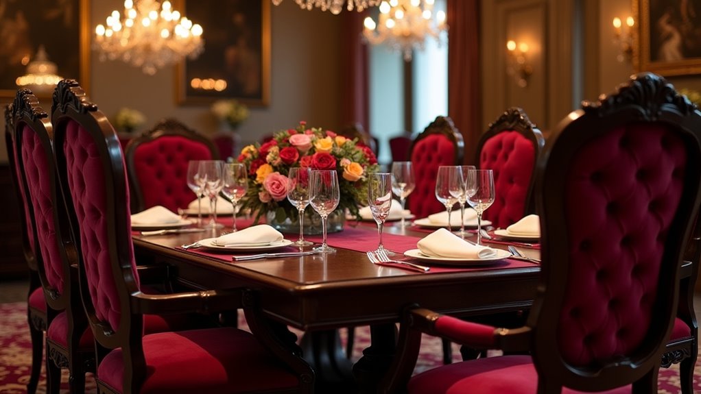 timeless tufted dining elegance